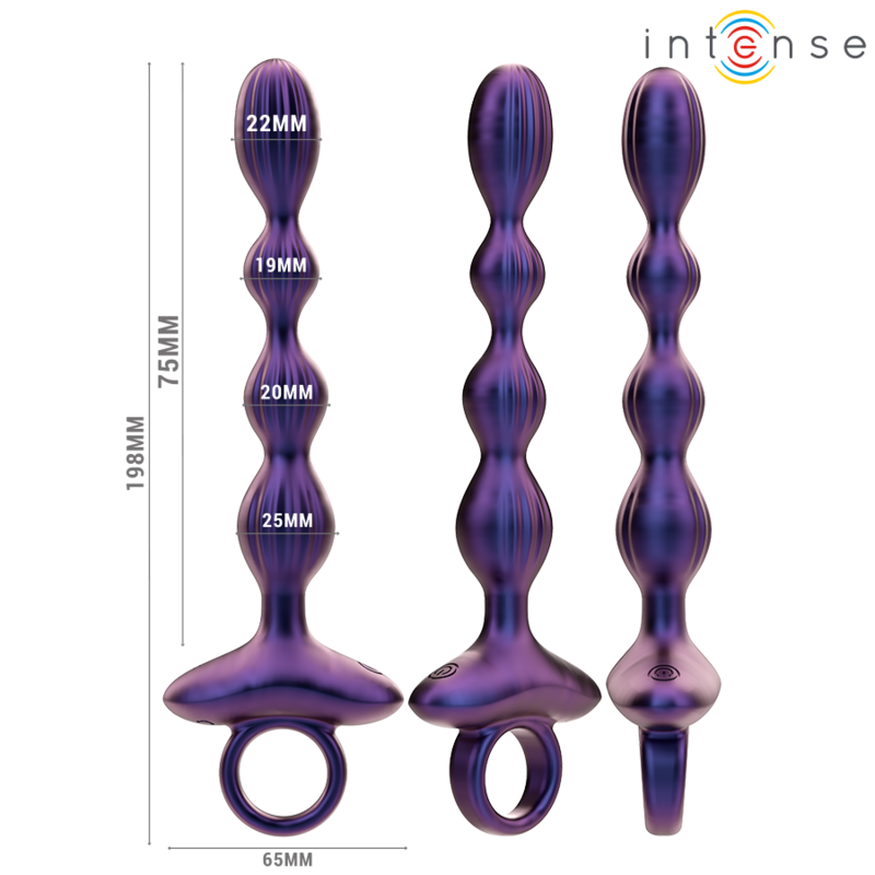 Intense – Jackie plug anal vibrant modèle 1 télécommande