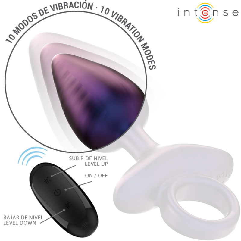 INTENSE - MICHAEL PLUG ANAAL VIBRADOR MODELO 2 BEDIENINGSAFSTANDSBEDIENING