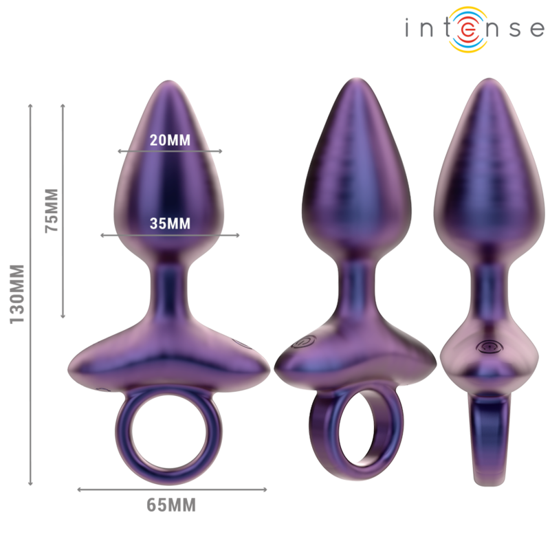 INTENSE - MICHAEL PLUG ANAAL VIBRADOR MODELO 2 BEDIENINGSAFSTANDSBEDIENING