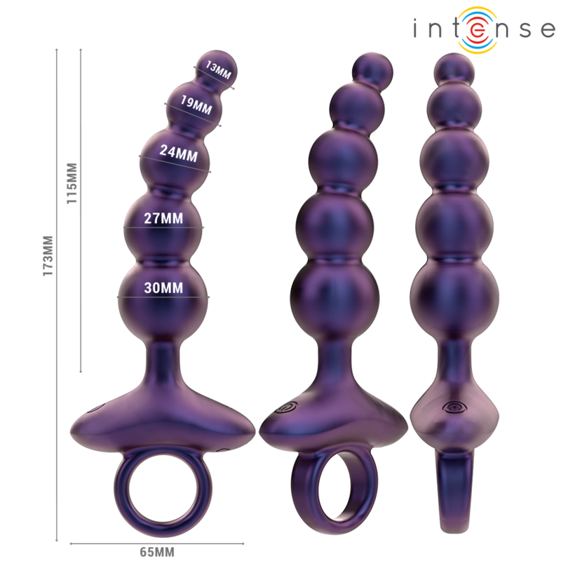 INTENSE - TITO PLUG ANAAL VIBRADOR MODELO 3 BEDIENINGSAFSTANDSBEDIENING