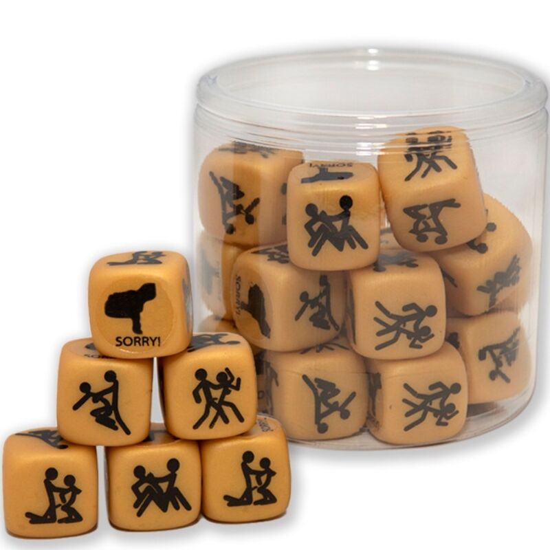 Diablo Picante – Positions des dés d'amour dorés