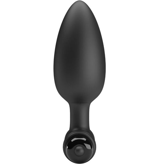 PRETTY LOVE - VIBRA BUTT PLUG 2 ANAL PLUG 10 VIBRACIONES NEGRO