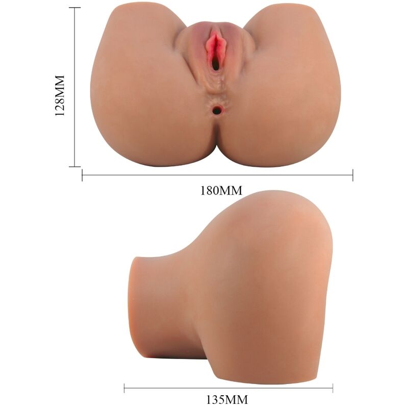 Crazy Bull – Mila vibrateur fesse avec vagin et anus réalistes contrôle de la chair à distance