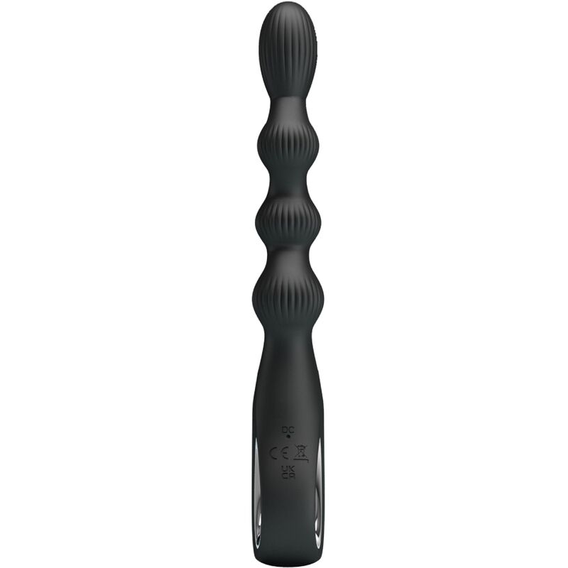 MOOIE LIEFDE - FEDERER ANALE VIBRADOR 12 VIBRACIONES NEGRO