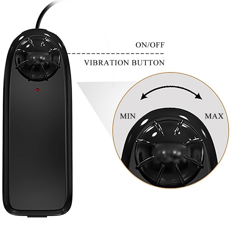 BAILE - VIBRATEUR RÉALISTE BAHAMUT 21,8 CM FLESH TÉLÉCOMMANDE