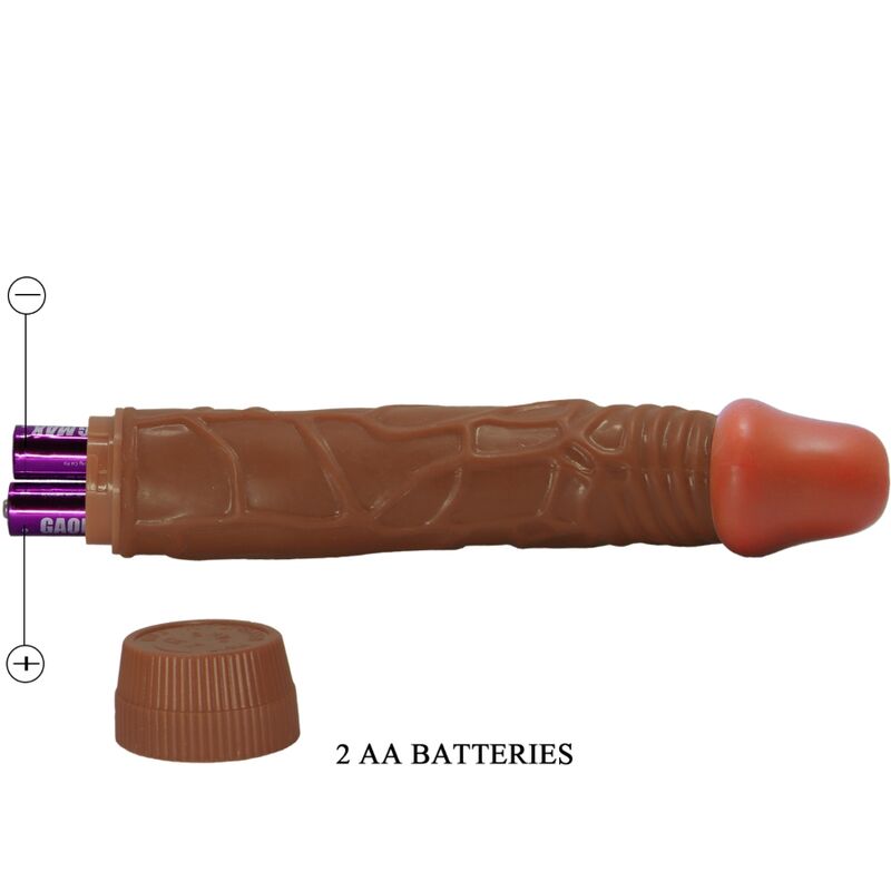 Baile – Vibrateur réaliste bob 22,5 cm mulâtre