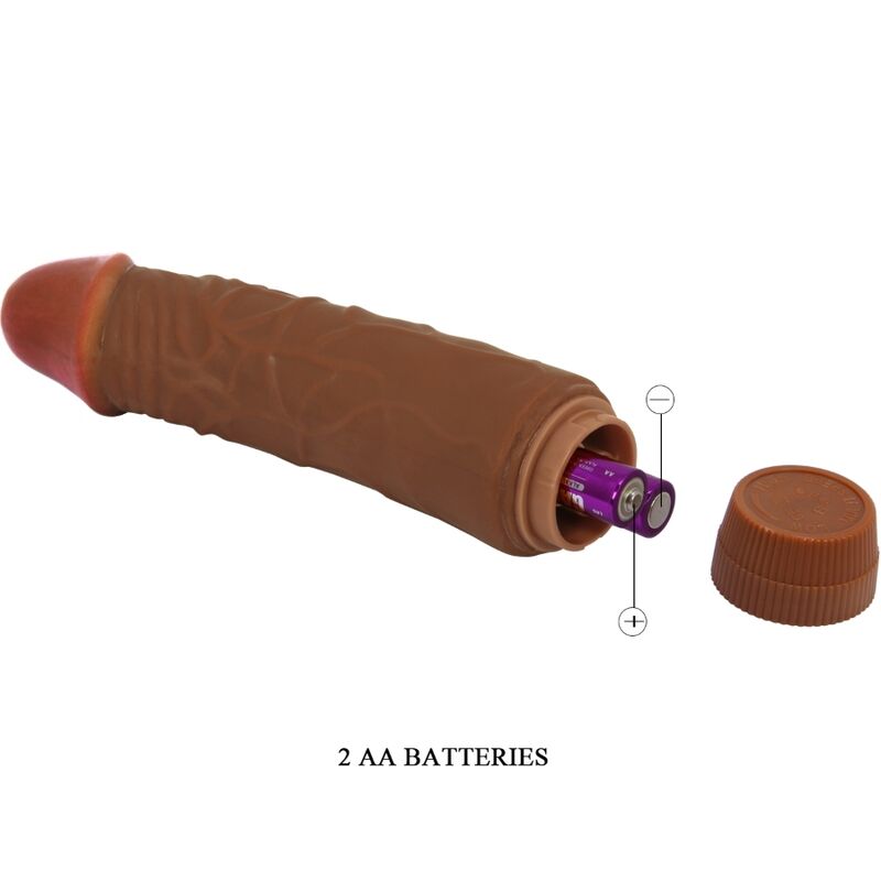 Baile – Vibrateur realiste jeff 19,5 cm mulatto