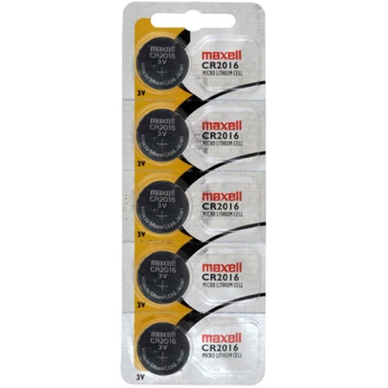 Maxell – Cr2016 3v pile bouton au lithium blister*5