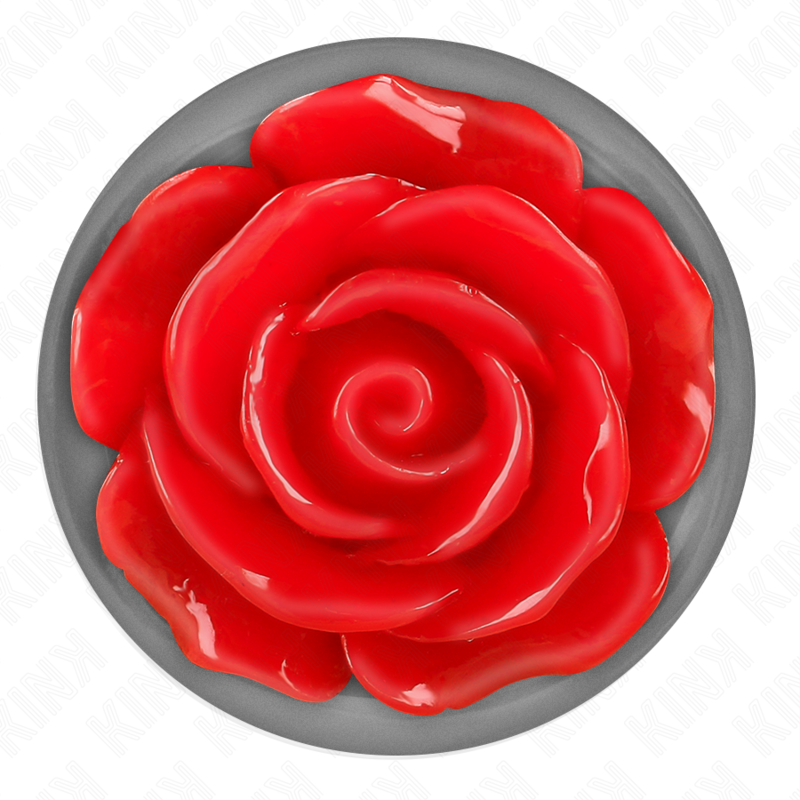 Kink – Plug anal rose rouge taille M