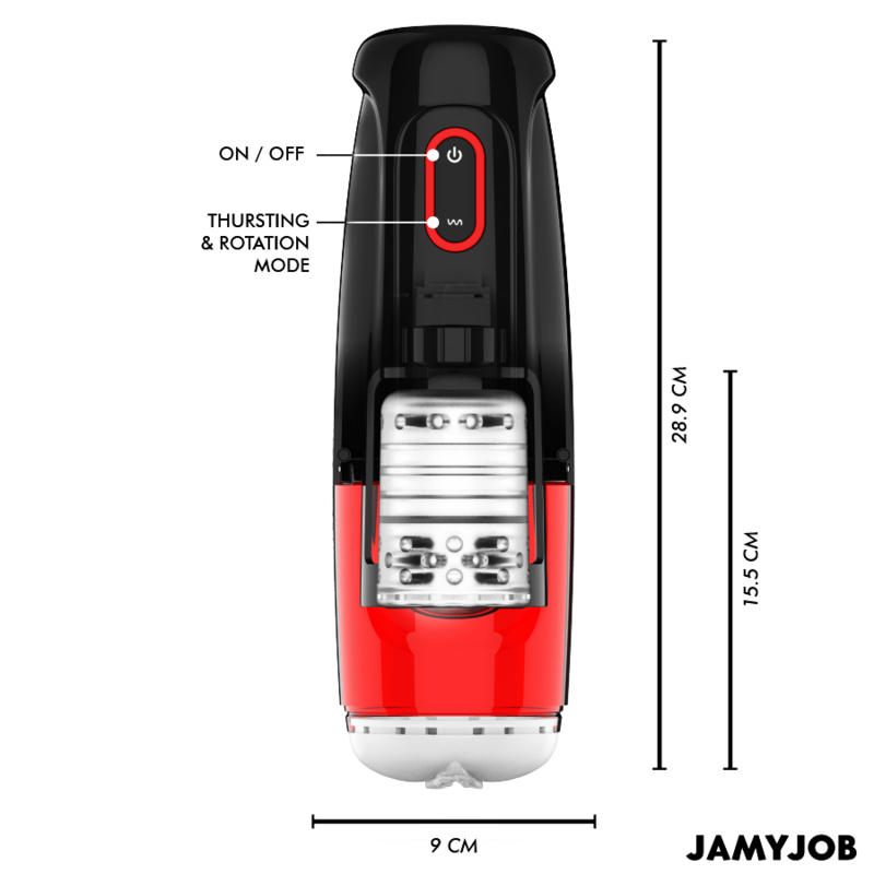 Jamyjob – Masturbateur vagin automatique storm 10 modes de rotation et de poussée