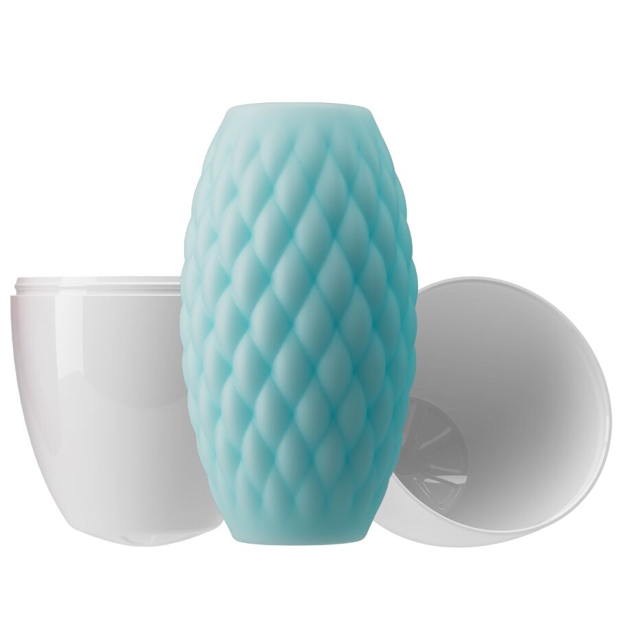 Pretty Love – Masturbateur pour homme en silicone athena eros bleu ciel