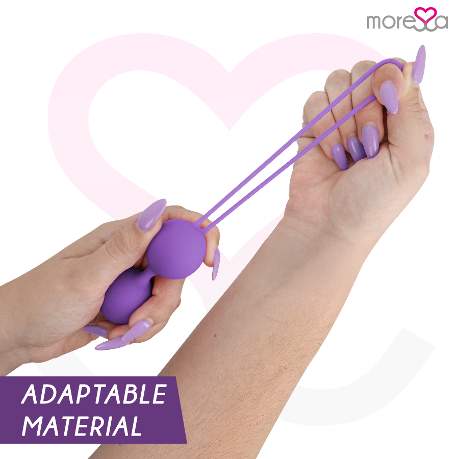 MORESSA - OSIAN TWEE ENTRENAMIENTO SUELO PELVICO 101gr PREMIUM SILICONA LILA