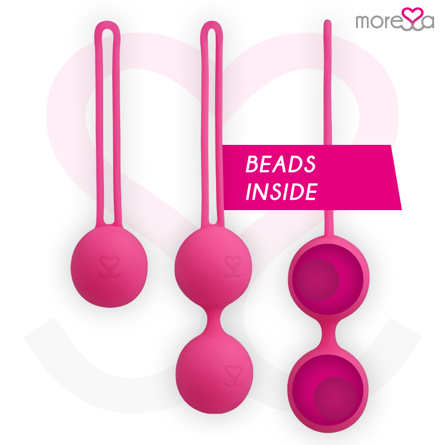 MORESSA - OSIAN SET PREMIUM SILICONEN ROZE (Osian One - 51 g | Osian Two - 101 g | Osian Three 85 g)
