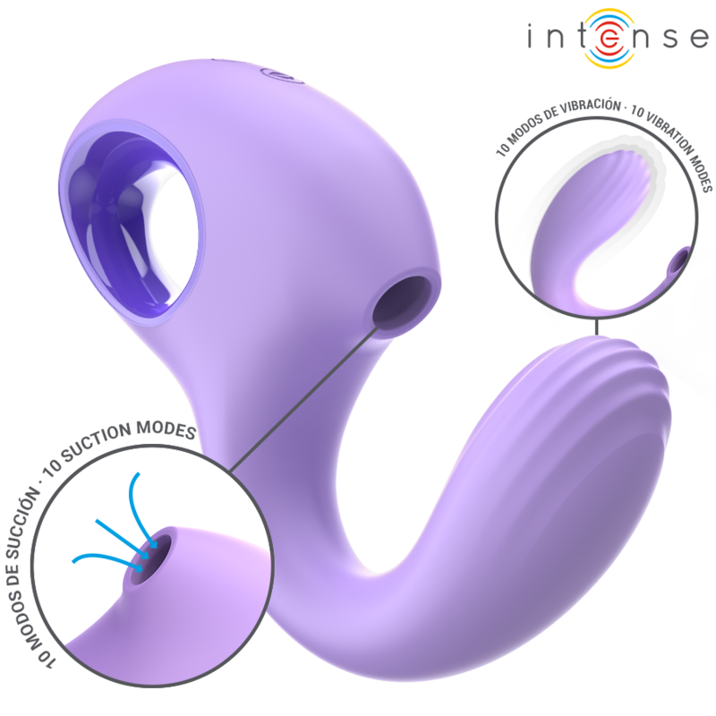 Intense – Baxter vibrateur & stimulateur violet