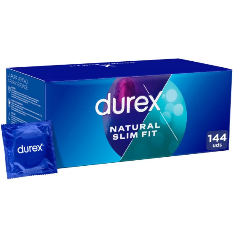 Durex – Base naturel slim fit 144 unités