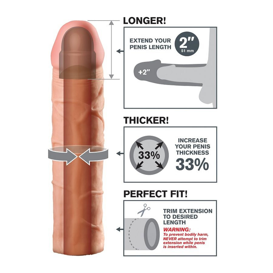 FANTASY X-TENSIONS - PERFECTE 2 EXTENSIES VOOR PENIS