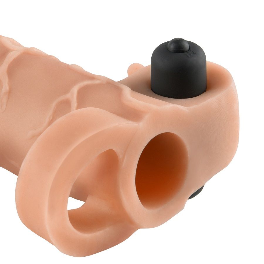 FANTASY X-TENSIONS - VERLENGING VOOR DE PENIS MET VIBRADOR ECHT GEVOEL 2