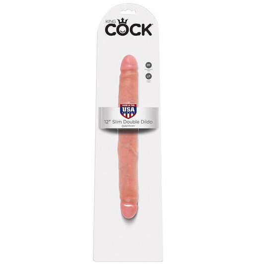 KING COCK - NATURAL DOBLE DILDO 30 CM