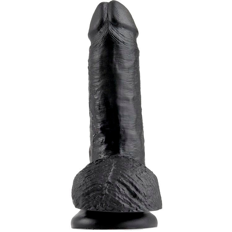 KING COCK - 7 PENE REALISTIC NEGRO 17.8 CM