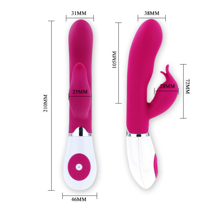 PRETTY LOVE - FLIRTATION VIBRADOR WITH ESTIMULATOR FELIX