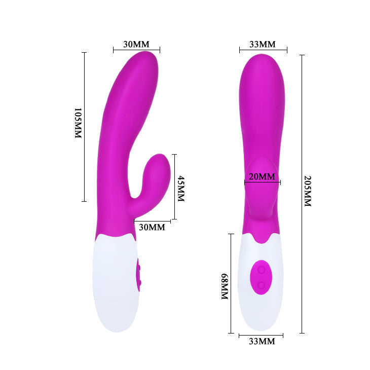 PRETTY LOVE - FLIRTATION VIBRADOR WITH CLITORAL ESTIMULATOR ALVIS