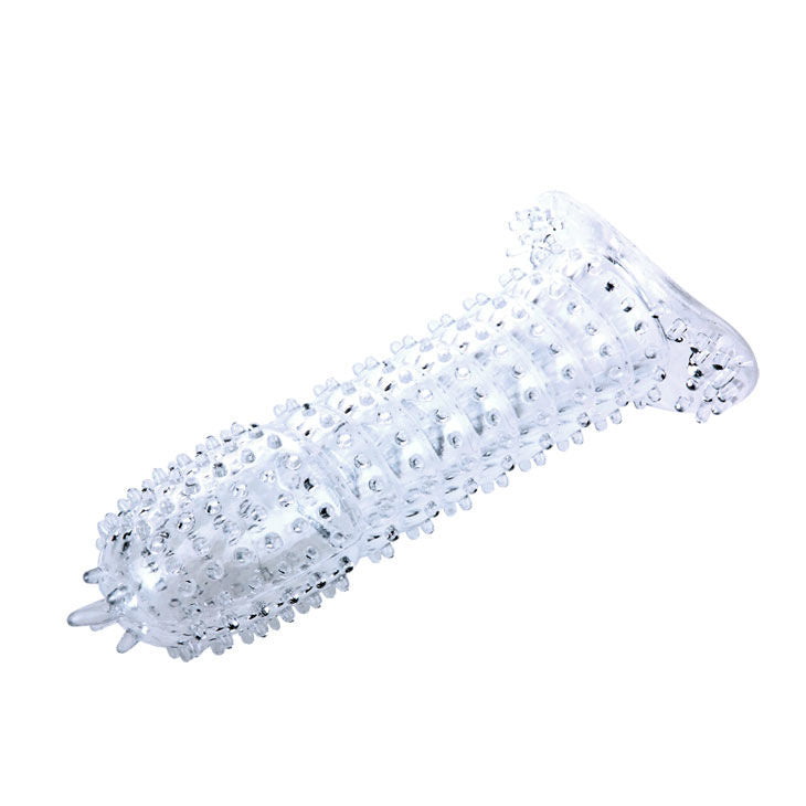 BAILE - FUNDA PARA PENE WITH POINTS ESTIMULANTES PINK 14 CM
