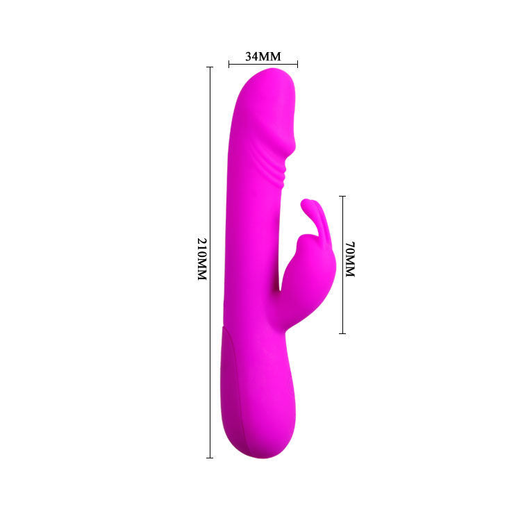 PRETTY LOVE - FLIRTATION VIBRADOR WITH RABBIT CLEMENT