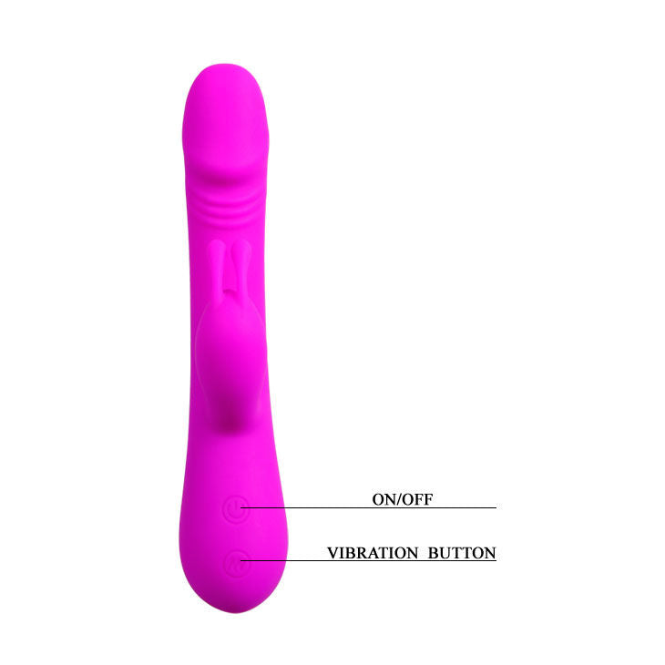 PRETTY LOVE - FLIRTATION VIBRADOR WITH RABBIT CLEMENT