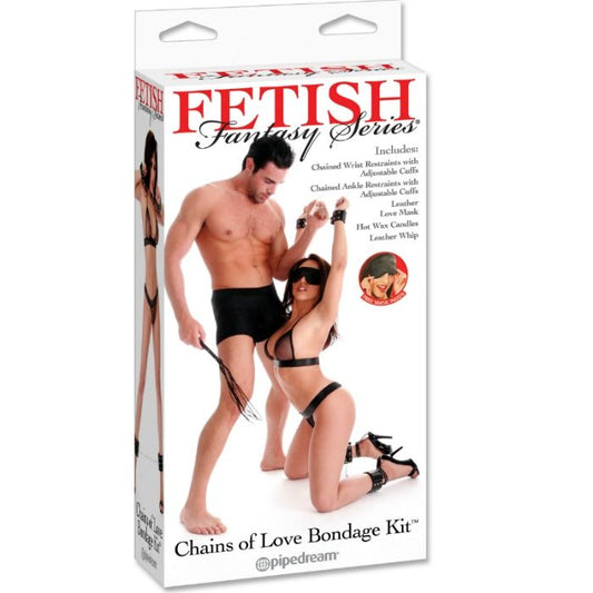 FETISH FANTASY SERIES - PADLOCK DEL AMOR BONDAGE KIT.