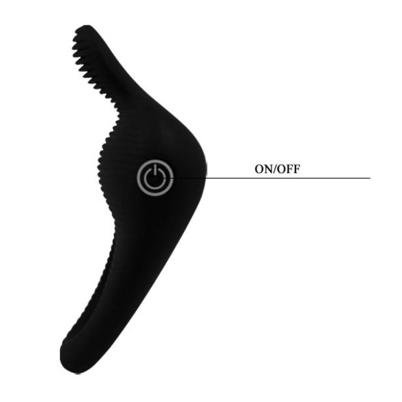 MOOIE LIEFDE - VINGERHOED ANILLO VIBRADOR NEGRO
