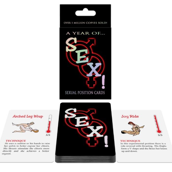 A YEAR OF SEX! SEXUAL POSITION CARDS