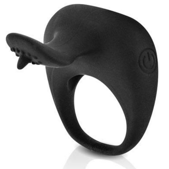 MOOIE LIEFDE - VINGERHOED ANILLO VIBRADOR NEGRO
