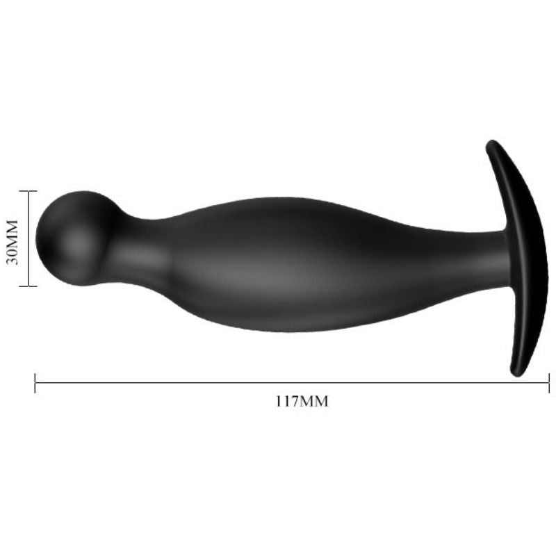 PRETTY LOVE - SILICONE ANAL PLUG 11.7 CM NEGRO