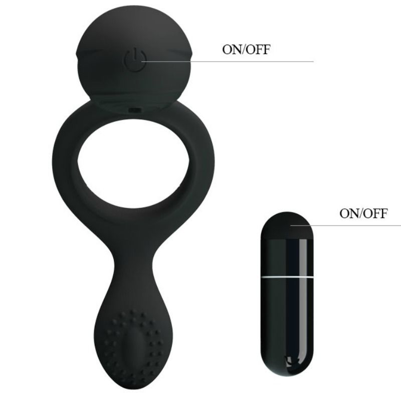 MOOIE LIEFDE - ETHEL ANILLO VIBRADOR MET ESTIMULATOR