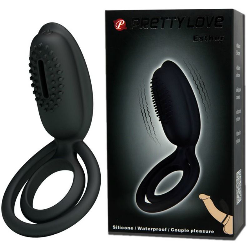 MOOIE LIEFDE - ESTHER ANILLO VIBRADOR MET ESTIMULATOR
