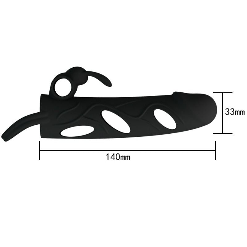 PRETTY LOVE - FUNDA SILICONEN MET VIBRATIE 14 CM 1.0
