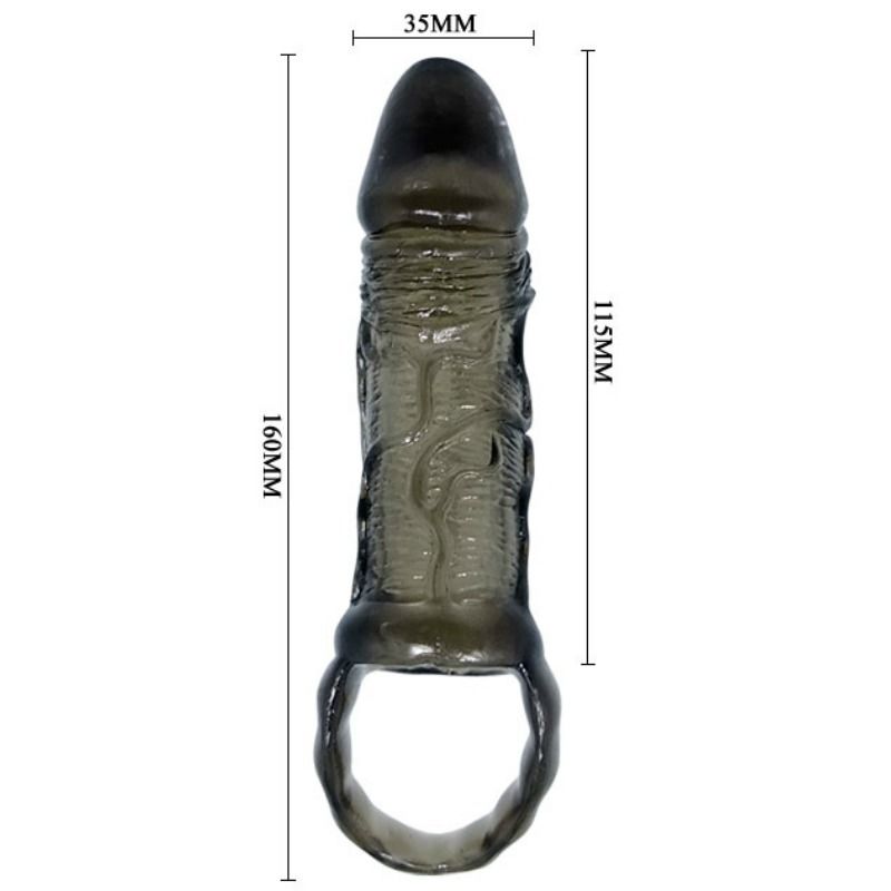 BAILE - FUNDA EXTENSORA PENE MET BAND PARA TESTICULOS 11,5 CM