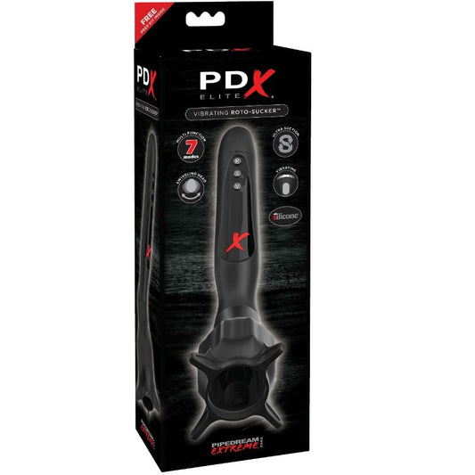 PDX ELITE - Stimulateur vibratoire avec ondes de stimulation Roto-Sucker