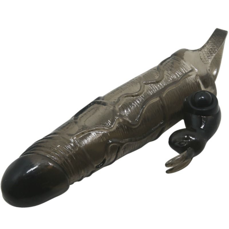 BAILE - BRAVE MAN FUNDA REALISTICA PENE CON KONIJN 16,5 CM NEGRO