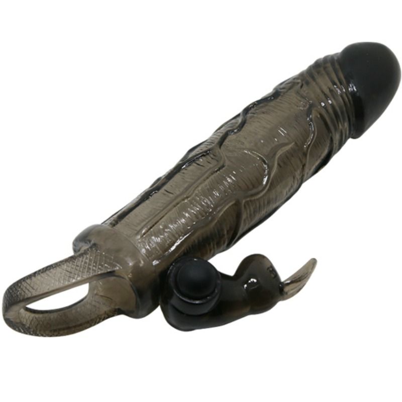 BAILE - BRAVE MAN FUNDA REALISTICA PENE CON KONIJN 16,5 CM NEGRO