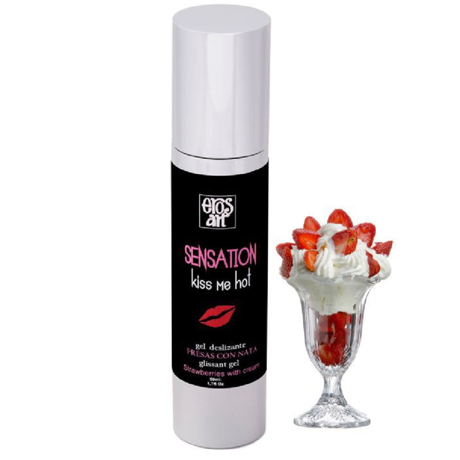 Eros-Art – Sensattion lubrifiant naturel fraises la crème 50 ml