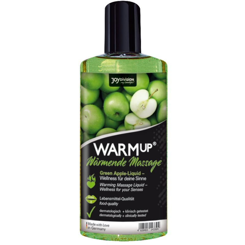 Joydivision Warmup – Huile de massage pomme verte - 150 ml