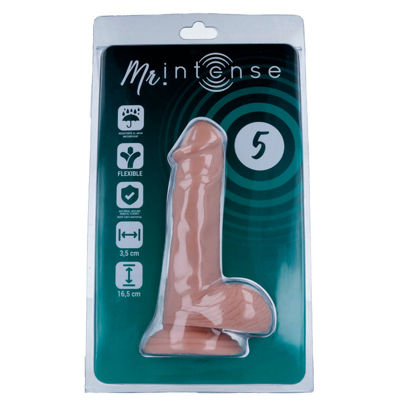 Mr Intense – 5 pénis réaliste 16.5 cm -o- 3.5 cm