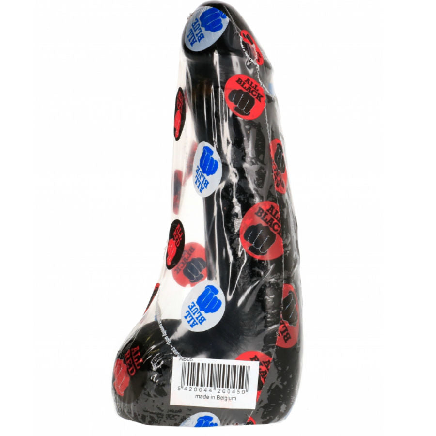 ALL BLACK - DILDO REALISTIC NEGRO SUAVE 20 CM