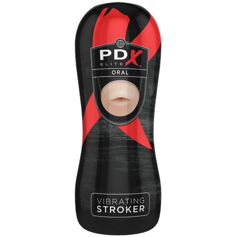 PDX ELITE - MASTURBADOR WITH VIBRACION BOCA