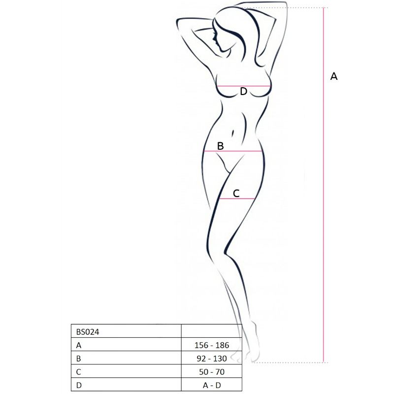 Passion – Femme bs024 bodystocking blanc taille unique