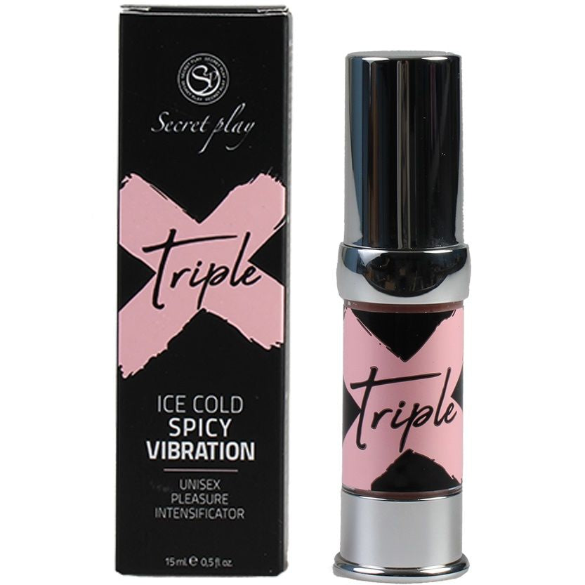 Gel stimulant TripleX Spicy Vibration unisexe