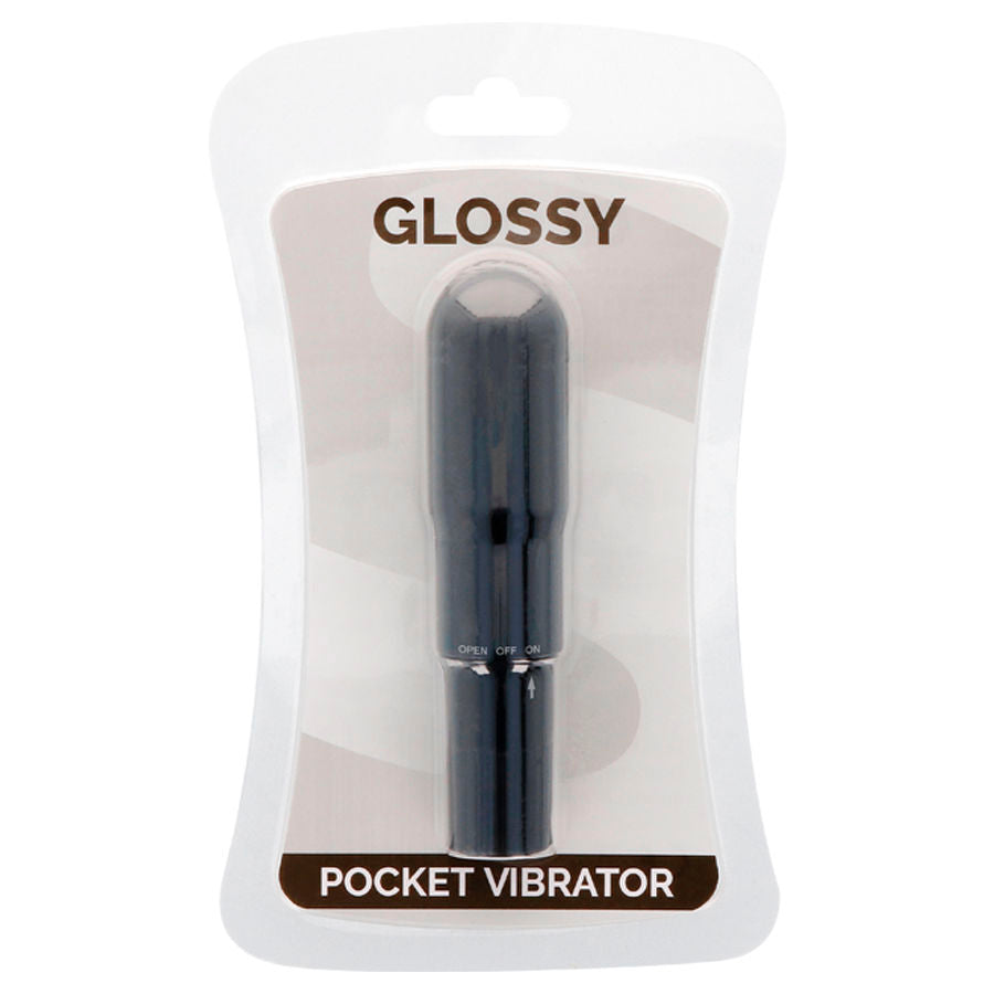 Glossy – Vibrateur de poche noir