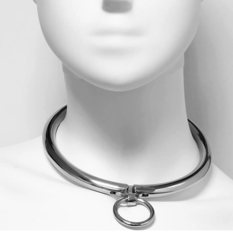Metal Hard – Collier fermeture combinée 13,5 cm