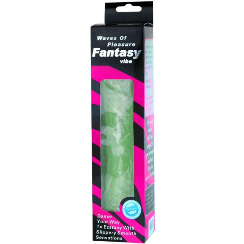 BAILE - WAVES OF PLEASURE VIBRADOR 23 CM GREEN